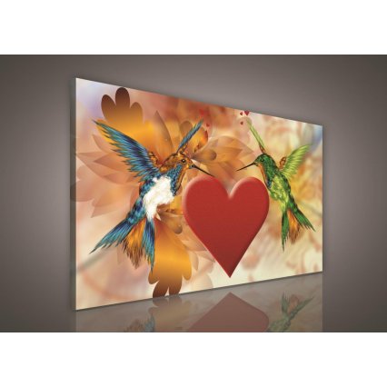 Obraz na plátně Hummingbirds 100 x 75 cm