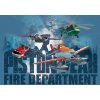 Výprodej - Dětská fototapeta Planes - firefighting squad