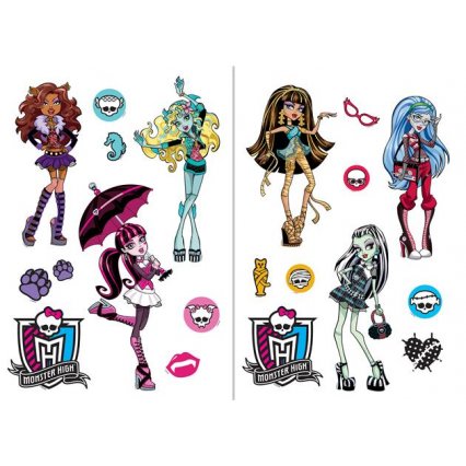 Výprodej - Dětská samolepka Monster High 2 SPL02