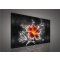 Obraz na plátně Dark flower 100 x 75 cm