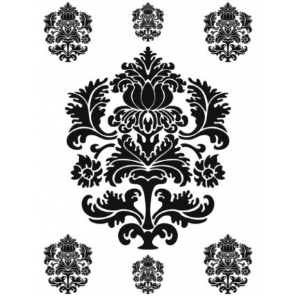 Samolepky na zeď Ornament schwarz 3500119