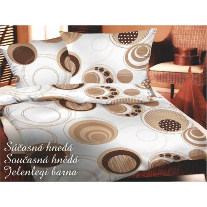 Povlečení Současná hnědá