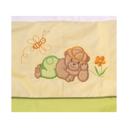 Dětské povlečení do postýlky Martínek zelené 4-dílné