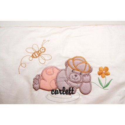 Dětské povlečení do postýlky Martínek oranžové 4-dílné