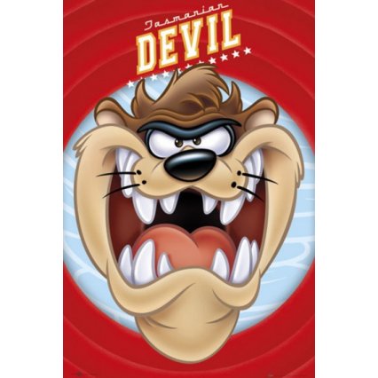 Plakát Looney Tunes - Tasmanian Devil