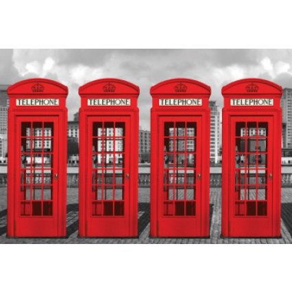 Plakát London - Telephone Box 3