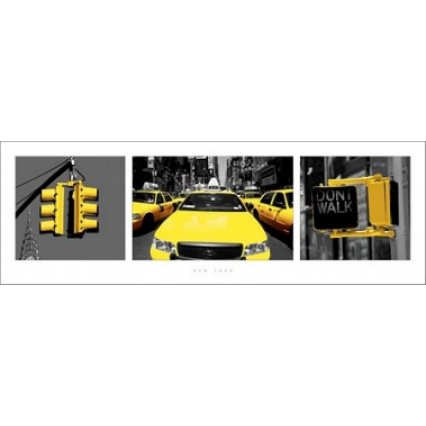 Plakát New York - Yellow