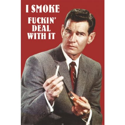 Plakát I Smoke Fuckin Deal With It