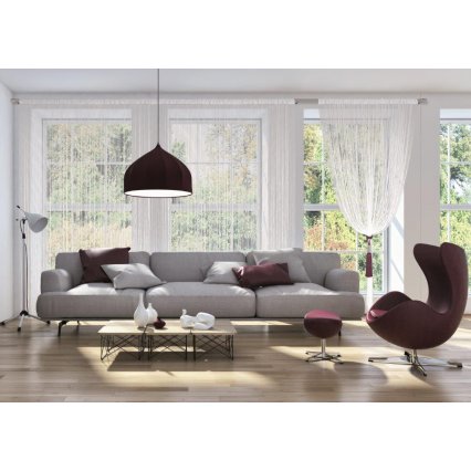 Záclona kusová provázková Iris krémová