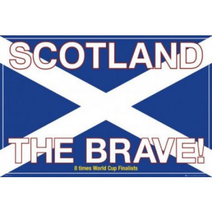 Plakát Scotland - The Brave