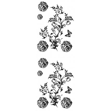 Samolepka Flower Ornament 3 SPN48TD