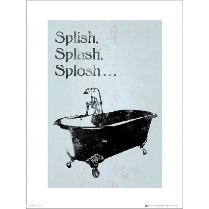 Reprodukce Bathroom Splish Splash Splosh