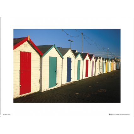 Reprodukce Tom Mackie Beach Huts