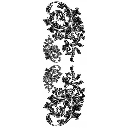 Samolepka Flower Ornament 4 SPN49TD