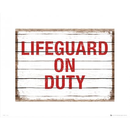 Reprodukce Lifeguard On Duty