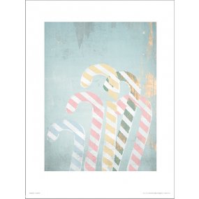 Reprodukce Christmas Candy Canes