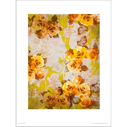 Reprodukce Floral Yellow
