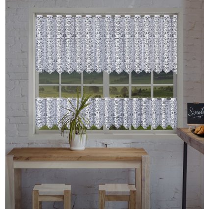 Záclona metrážová vitrážová Caluna