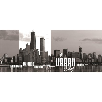 Fototapeta panoramatická vliesová Urban cities