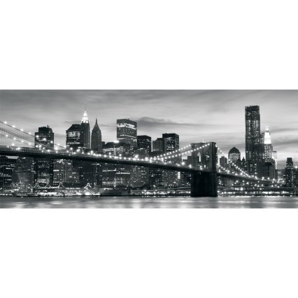 Fototapeta panoramatická vliesová Brooklyn Bridge