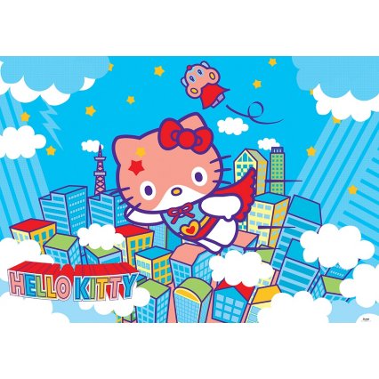 Výprodej - Dětská fototapeta Hello Kitty Hero