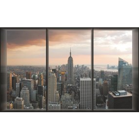 Fototapeta New York - pohled z okna