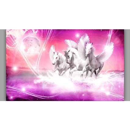 Fototapeta Pink Running Pegasus