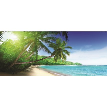 Fototapeta panoramatická vliesová Paradise beach