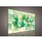 Obraz na plátně Zelené květy 100 x 75 cm