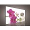 Obraz na plátně Lázeňské kameny s orchidejí 100 x 75 cm